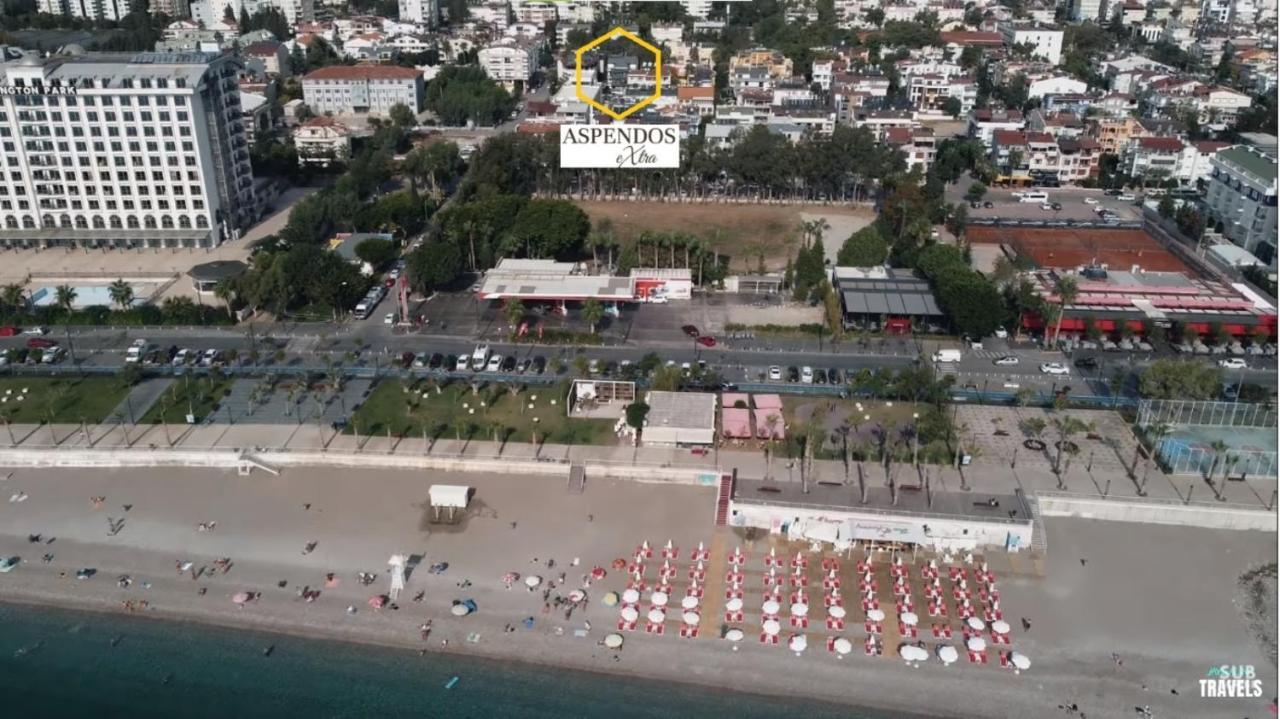 Aspendos Extra Aparthotel Antalya Exteriör bild