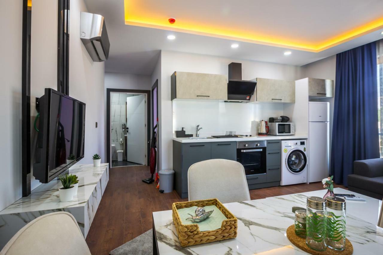 Aspendos Extra Aparthotel Antalya Exteriör bild